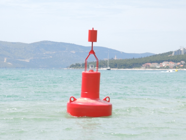 Postavljanje svjetleće plutače I, Trogir W